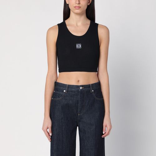 Cropped tank top with Anagram logo - Loewe - Modalova