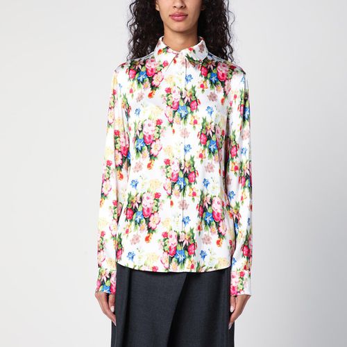 Silk floral print shirt - Loewe - Modalova