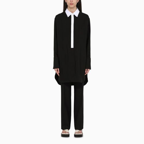 Black viscose chemisier dress - Loewe - Modalova