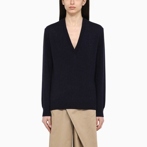 Navy blue cashmere sweater - Loewe - Modalova