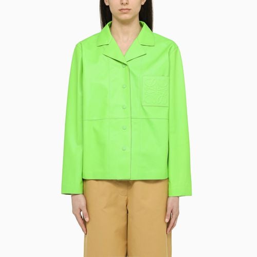 Green nappa bowling shirt - Loewe - Modalova