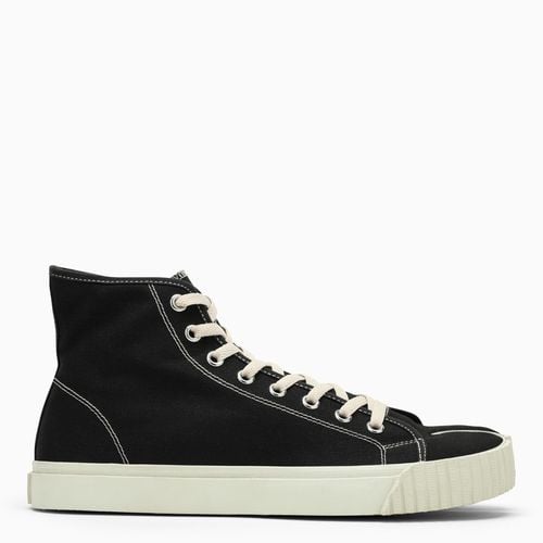 Tabi black canvas high trainer - Maison Margiela - Modalova