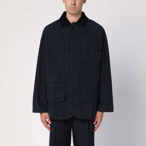 Black waxed cotton jacket - Maison Margiela - Modalova