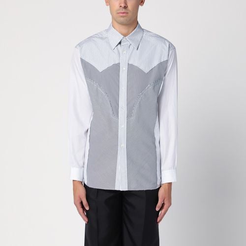 Camicia a righe con lavorazione patchwork - Maison Margiela - Modalova