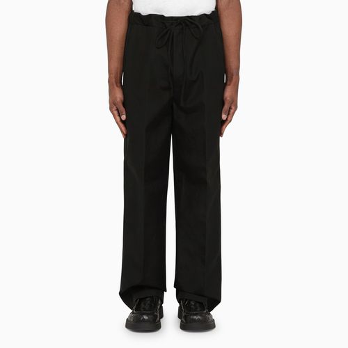 Pantalone nero con lacci in vita - Maison Margiela - Modalova