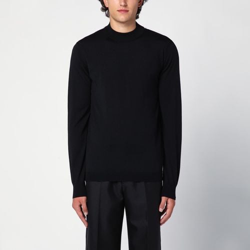 Black wool crew-neck jumper - Maison Margiela - Modalova