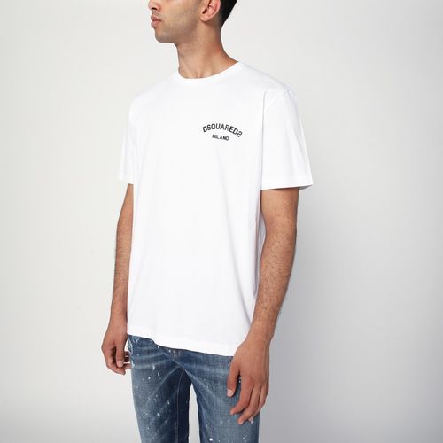 White T-shirt with logo - Dsquared2 - Modalova