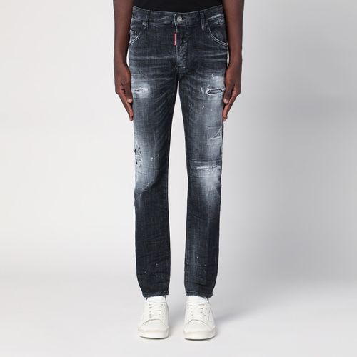 Ausgewaschene Jeans Rocky Mountains mit Used-Details - Dsquared2 - Modalova