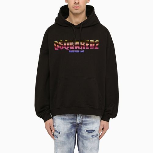 Schwarzer Hoodie mit Logo - Dsquared2 - Modalova