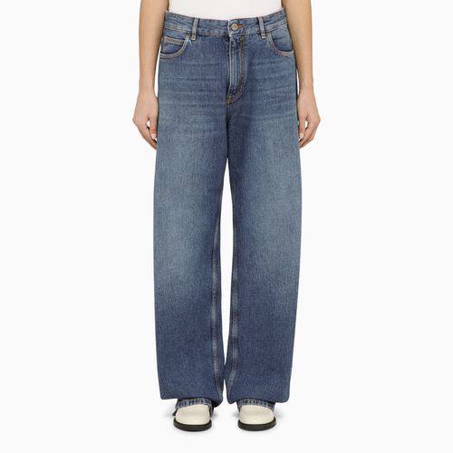 Blue denim baggy jeans - ETRO - Modalova