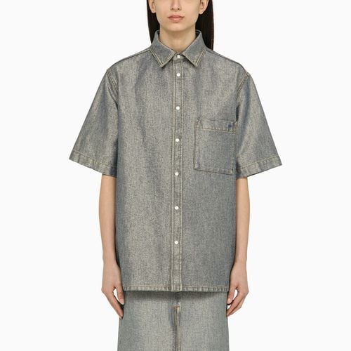 Bluse mit kurzen Ärmeln aus Denim - DARKPARK - Modalova