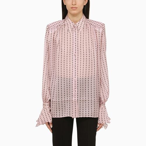 Semi-transparent silk polka dot shirt - THE ANDAMANE - Modalova