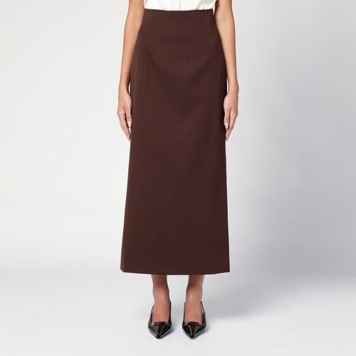 Hot Chocolate Shelby maxi skirt in wool - THE ANDAMANE - Modalova