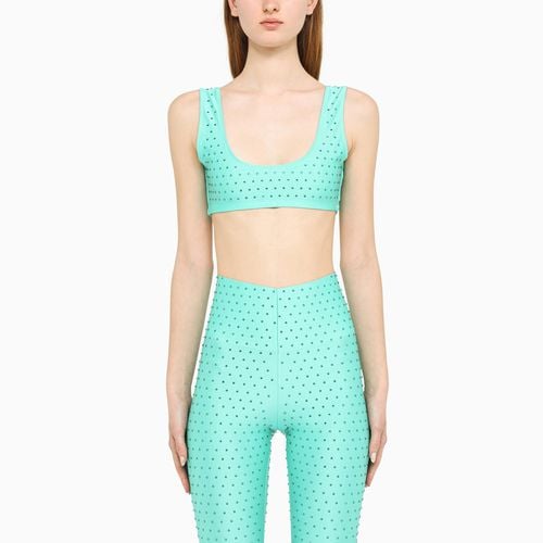 Tiffany short top with crystals - THE ANDAMANE - Modalova