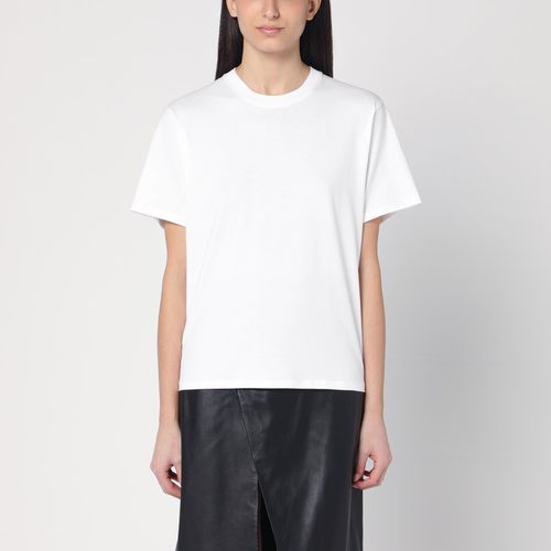 White cotton crew-neck T-shirt - Loulou Studio - Modalova