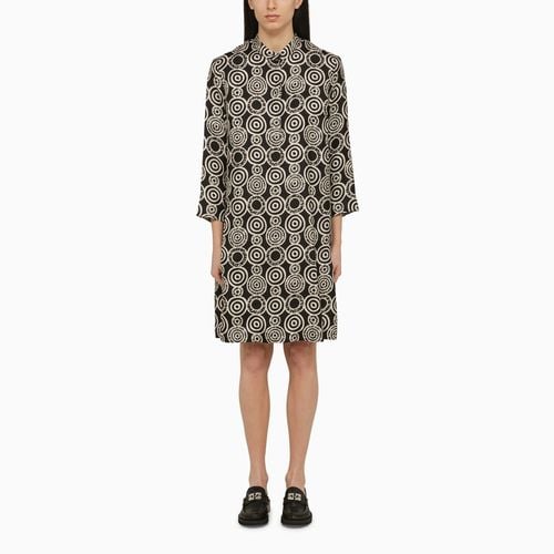 Black silk print dress - 'S Max Mara - Modalova