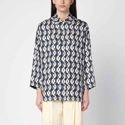 Camicia blusa reversibile in seta a fantasia - MAX MARA TIMELESS - Modalova