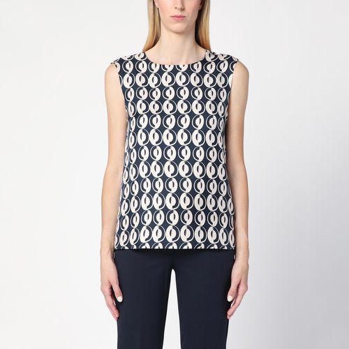 Reversible blue sleeveless top - MAX MARA TIMELESS - Modalova