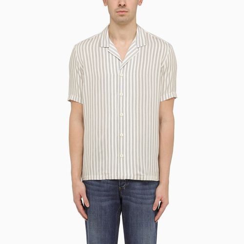 Cream silk blend striped shirt - PT Torino - Modalova