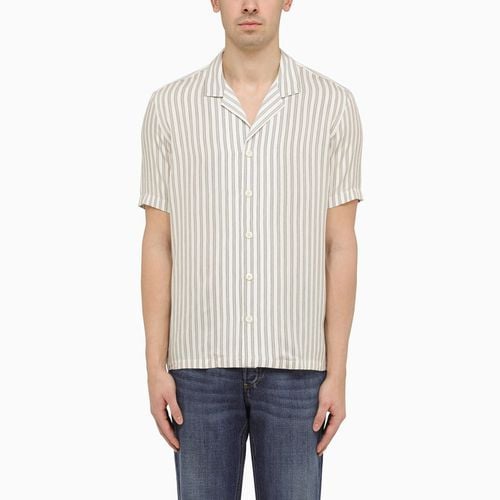 Cream silk blend striped shirt - PT Torino - Modalova