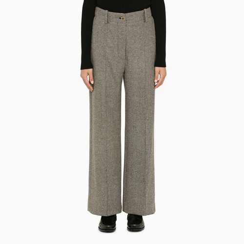 Grey herringbone regular trousers - Patou - Modalova