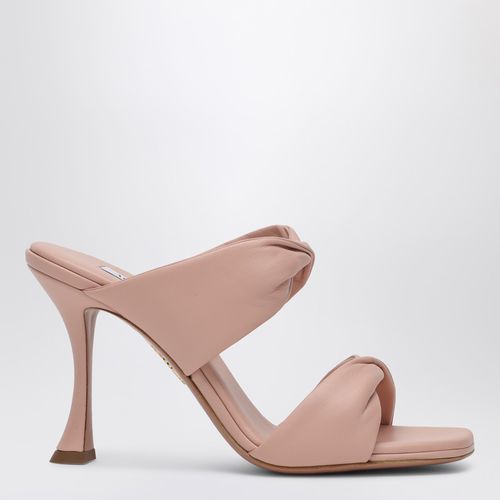 High-heeled Twist pink leather - Aquazzura - Modalova