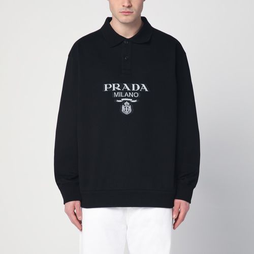 Poloshirt aus Baumwolle mit Logo - Prada - Modalova