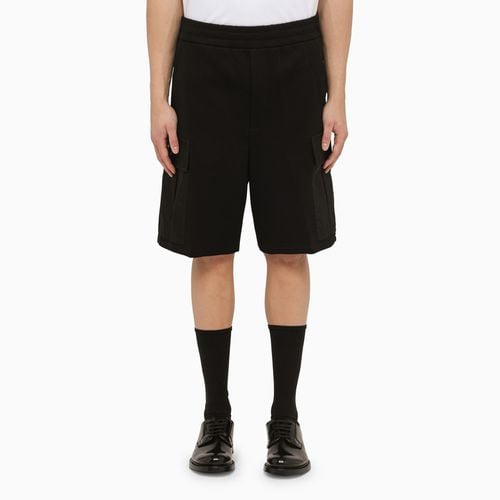 Bermudashorts aus Baumwolle mit Logo - Prada - Modalova