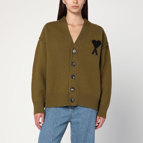 Ami De Coeur bronze cardigan - Ami Paris - Modalova