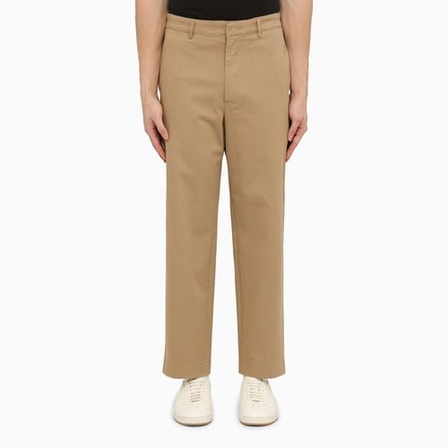 Regular beige cotton trousers - Department 5 - Modalova