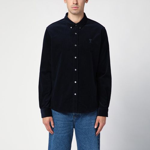 Ami De Coeur navy velvet Classic Fit shirt - Ami Paris - Modalova