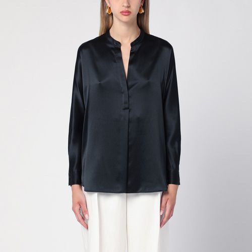 Black silk blouse - Vince - Modalova