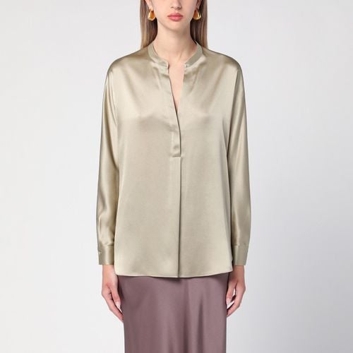 Beige Seidenbluse - Vince - Modalova