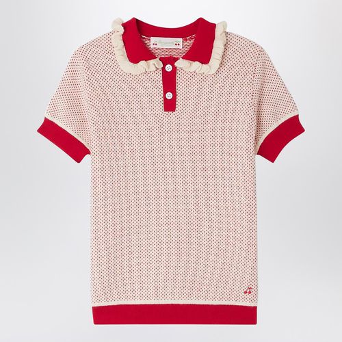 Ivory/ wool-blend Frynja polo shirt - Bonpoint - Modalova