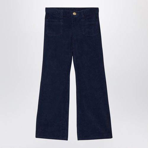 Navy blue Junon corduroy trousers - Bonpoint - Modalova