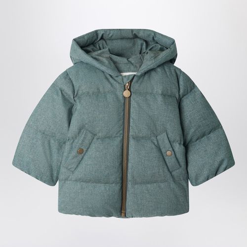 Bozen teal zip-up down jacket - Bonpoint - Modalova