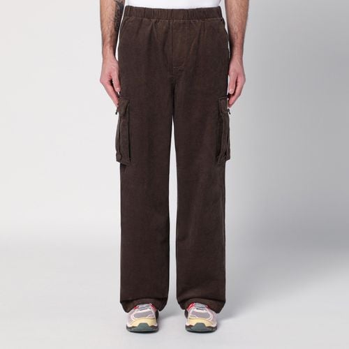 Brown corduroy cargo trousers - Brain Dead - Modalova