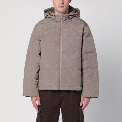 Dimension beige nylon down jacket - Brain Dead - Modalova