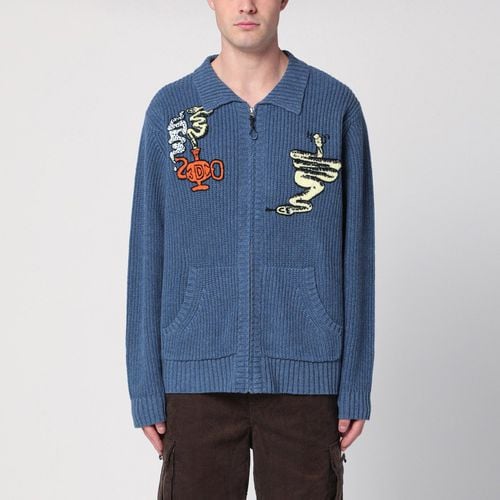 Snake Charmer blue zipped cardigan - Brain Dead - Modalova