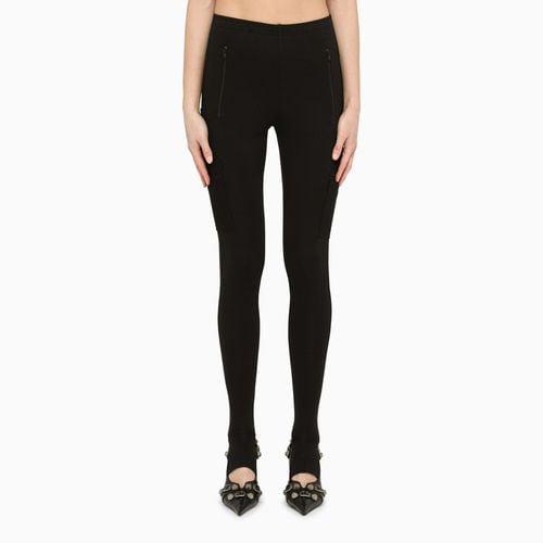 Zip details black leggings - WARDROBE.NYC - Modalova