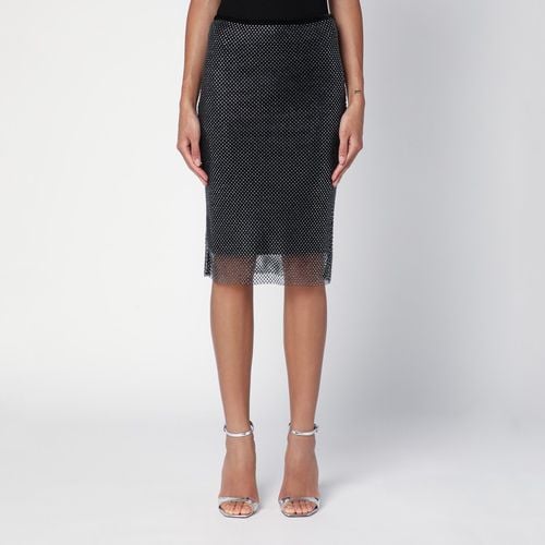 Black tulle skirt with rhinestones - Sportmax - Modalova