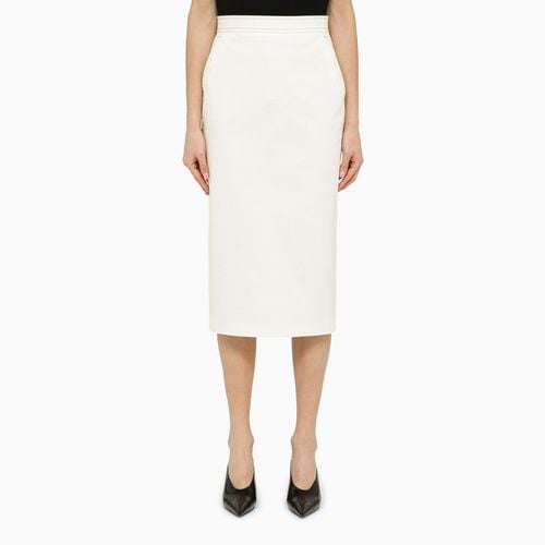 White cotton midi skirt - Max Mara - Modalova