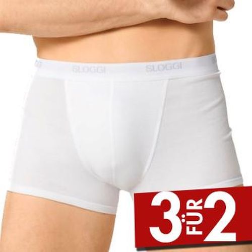 For Men Basic Shorts Weiß Baumwolle Small Herren - Sloggi - Modalova