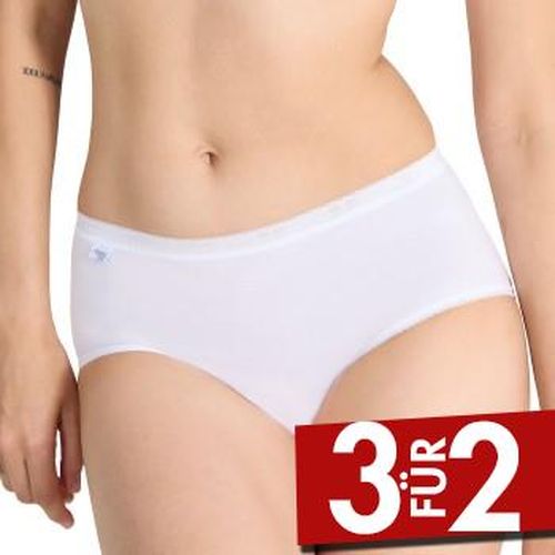 Damen Basic Midi Weiß Baumwolle 38 Damen - Sloggi - Modalova