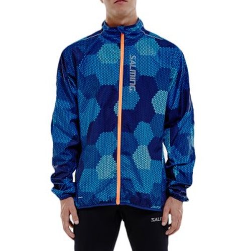 Ultralite Jacket Men 2.0 Blau Muster Polyester Medium Herren - Salming - Modalova