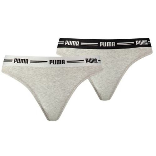 P Iconic Solid String Grau X-Small Damen - Puma - Modalova