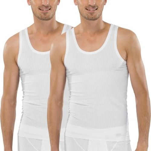 P Authentic Undershirts Weiß Baumwolle Large Herren - Schiesser - Modalova