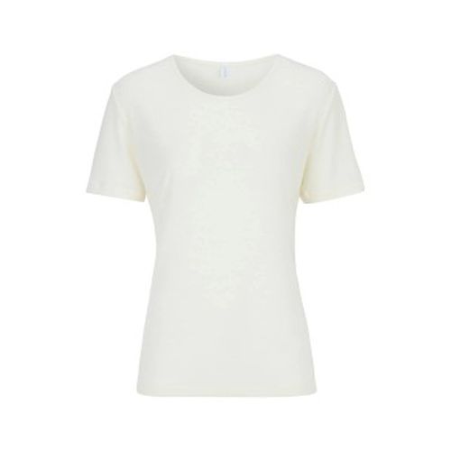 Wool T-Shirt Elfenbein Merinowolle Small Damen - Damella - Modalova
