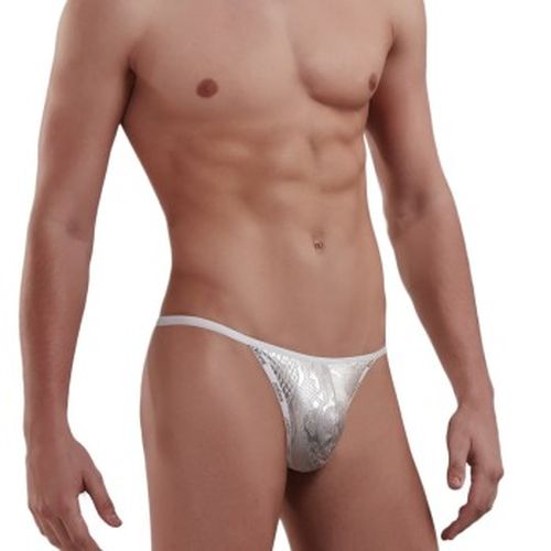 Men G-string Silber Polyester Small Herren - Doreanse - Modalova