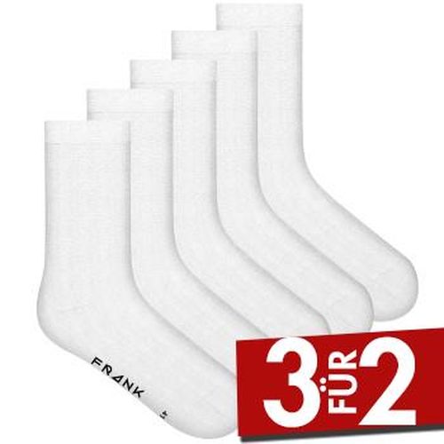 P Bamboo Solid Crew Socks Weiß Gr 41/46 - Frank Dandy - Modalova
